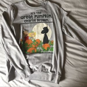 “Charlie Brown” gray sweater